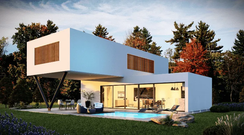 Casa contenedor de 45 m2 con dos contenedores